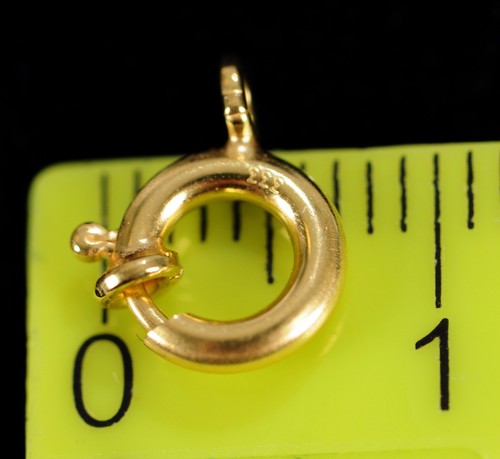 Federring verschluss 7mm gold - federring-verschluss,