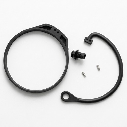 Halteband mit ring - mit, gummiband