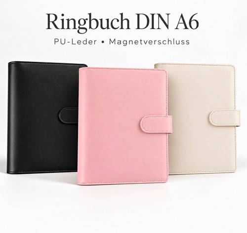 Din ringbuch aus leder - din,